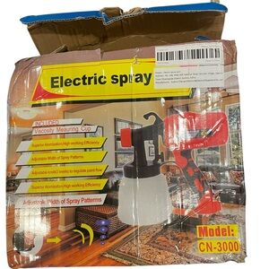 Electric Spray Gun in Red and Black